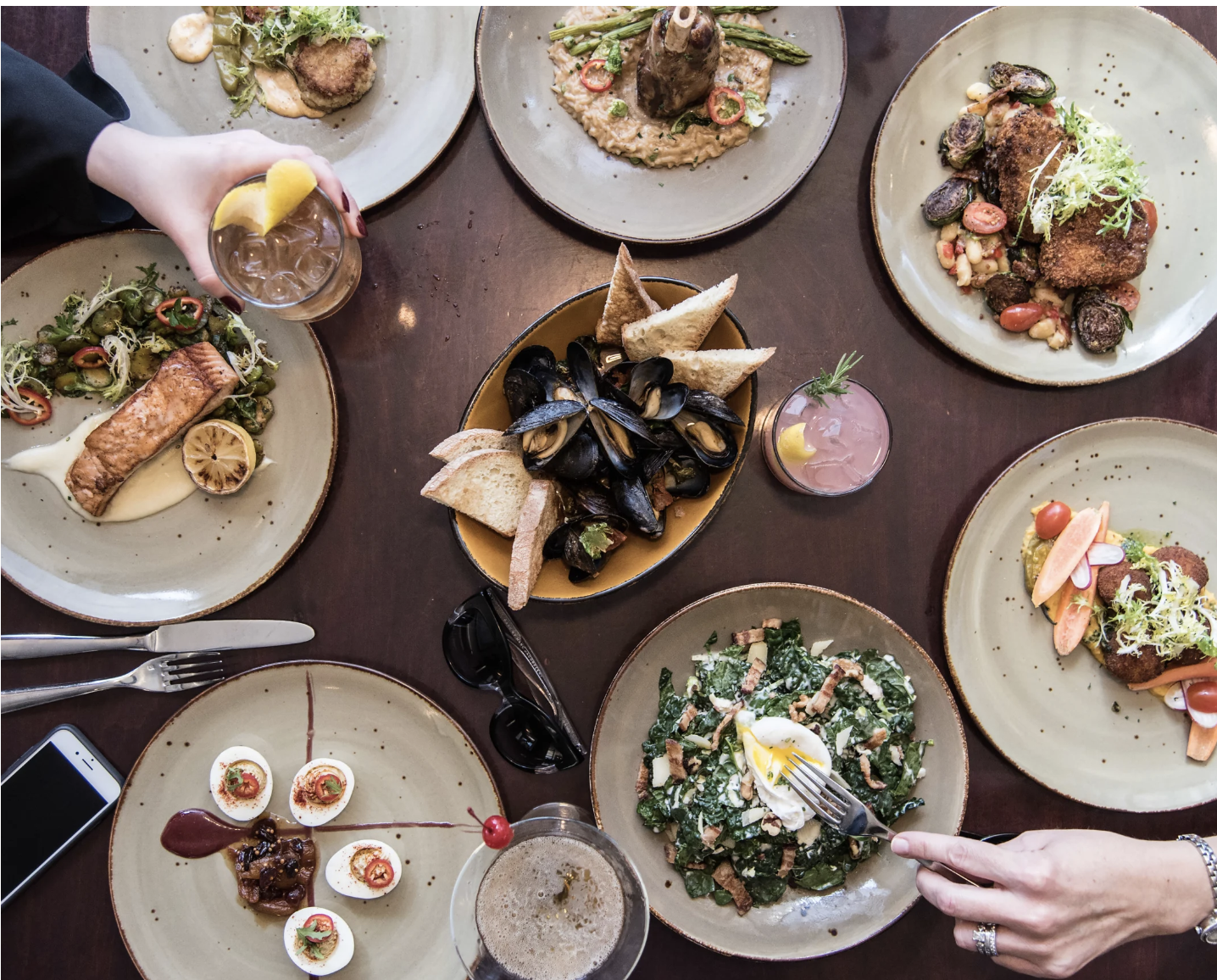 Shared plates and cocktails at Kitty O'Sheas